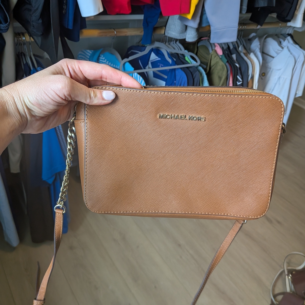 Michael Kors Tan Crossbody Bag